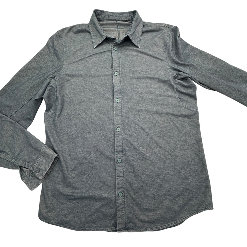 Lululemon Men's Casual Button Down Shirt - Gray